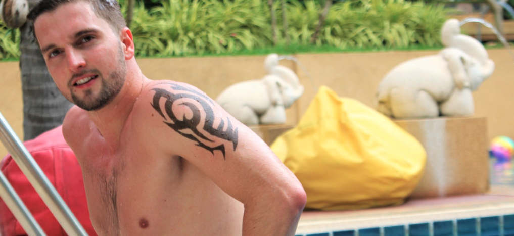 Pool Party: Clothing Optional, Gay Men Only